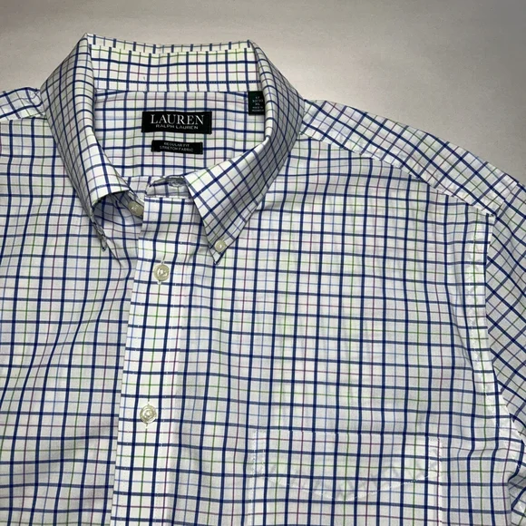 Ralph Lauren Men’s XL REGULAR FIT STRETCH CHECKED Long Sleeve Shirt - Picture 1 of 5